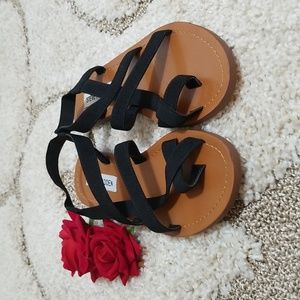 Steve Madden black sandal sz6